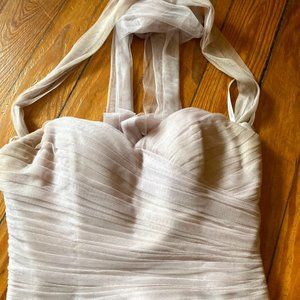 Halter corset bridesmaid top